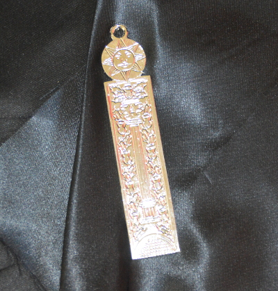 Craft Lodge Officers Collar Jewel - Junior Warden (Scottish) - silver